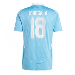 Fotbalové Dres Belgie Orel Mangala #18 Venkovní Oblečení ME 2024 Krátký Rukáv